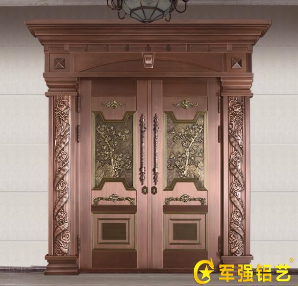 龍紋柱別墅門 龍紋柱別墅門